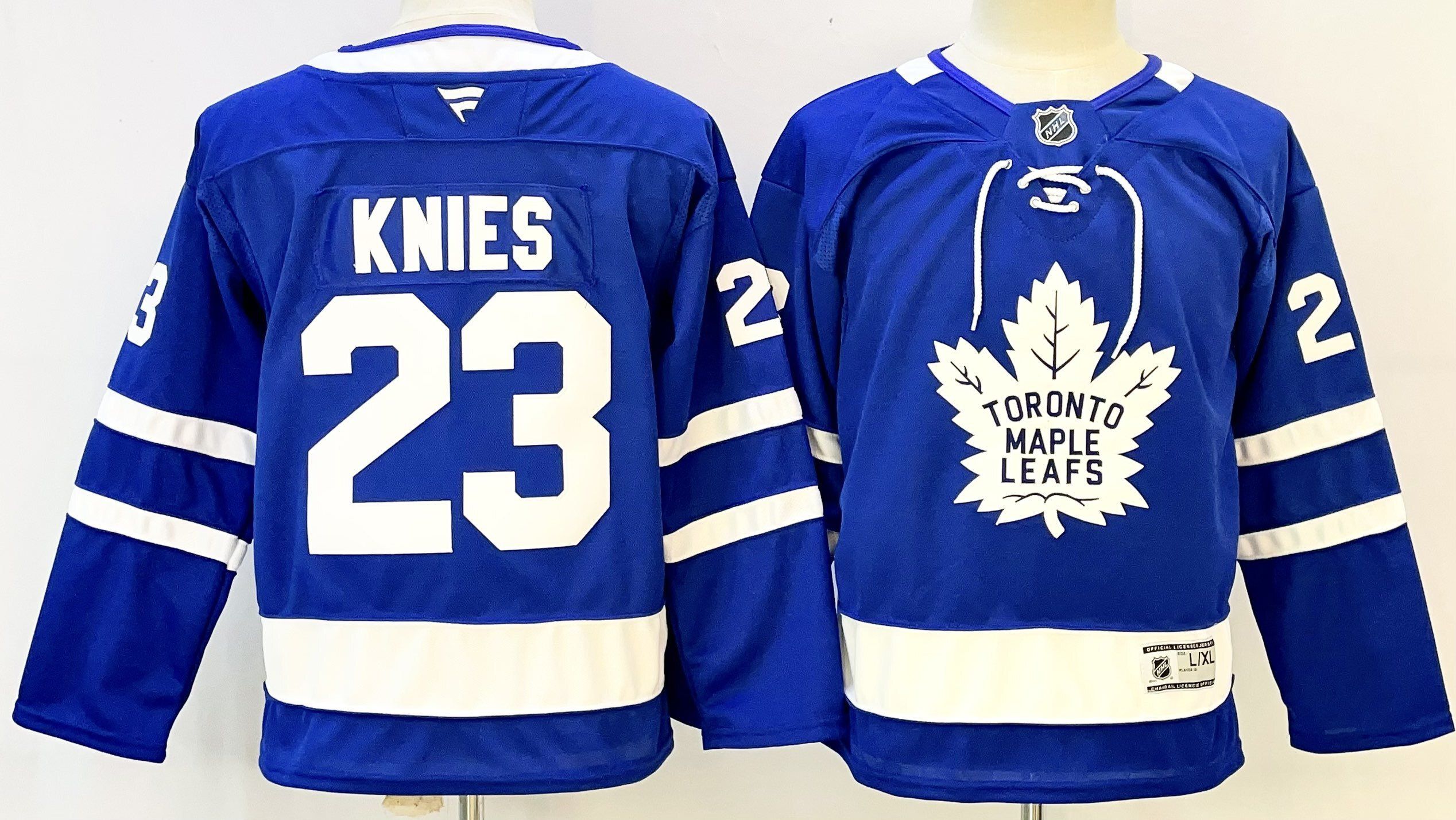 Youth Toronto Maple Leafs #23 Knies Blue 2026 Adidias NHL Jersey style 001->youth nhl jersey->Youth Jersey